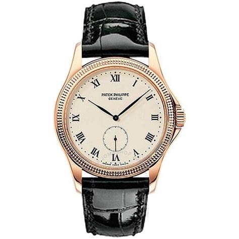 patek philippe calatrava 18kt rose gold mens watch 5115r